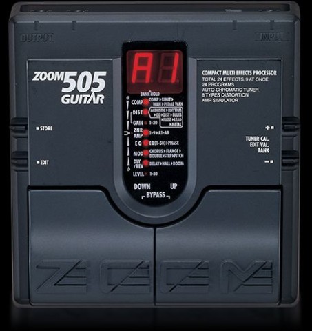 Pedal zoom corporation zoom505 guitar