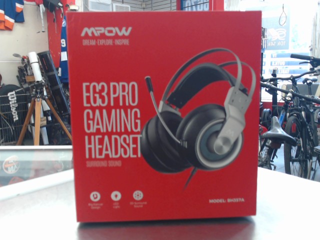 Casque gaming eg3 pro headset led