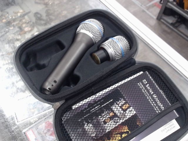Micro de chant+case(deux tete)