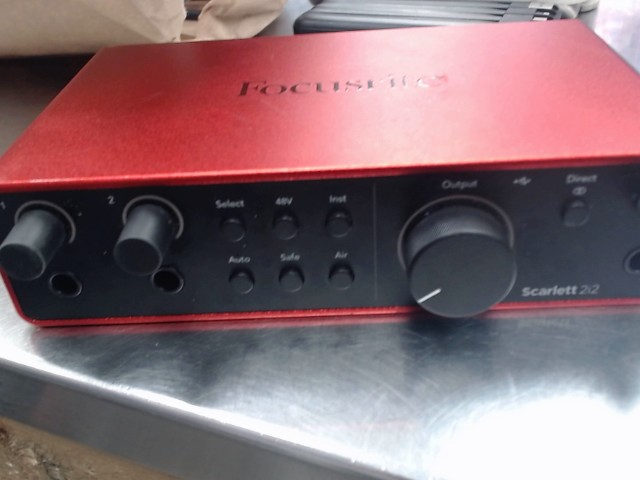 Focusrite carte audio