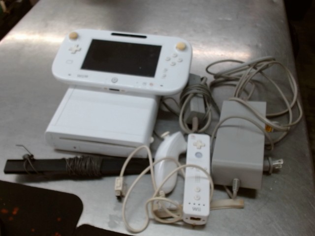 Nintendo wii u blanche avec manette
