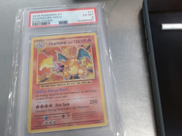 Charizard xy evolution holo psa 6