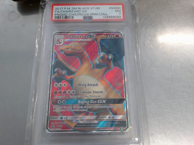 Charizard gx promo psa 7
