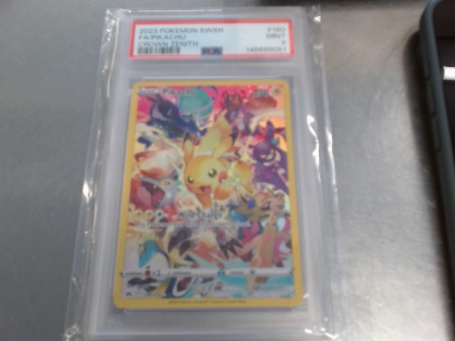 Pikachu crown zenith 160 psa 9