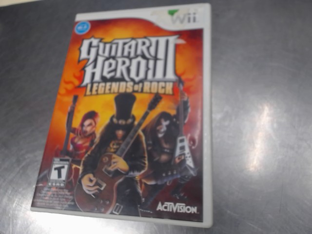 Guitar hero 3 legends of rock wii