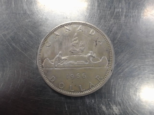 Canada 1966 1$ dollar 80% silver