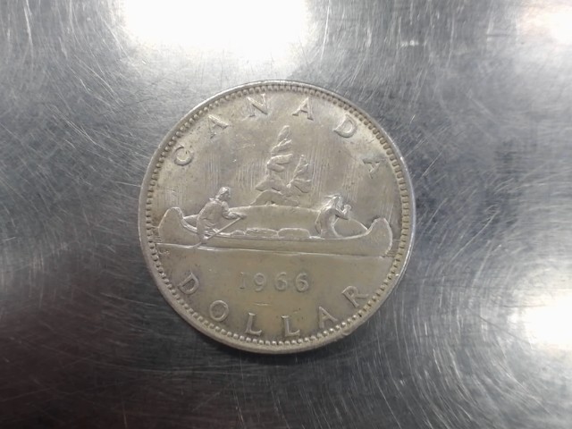Canada 1966 1$ dollar 80% silver