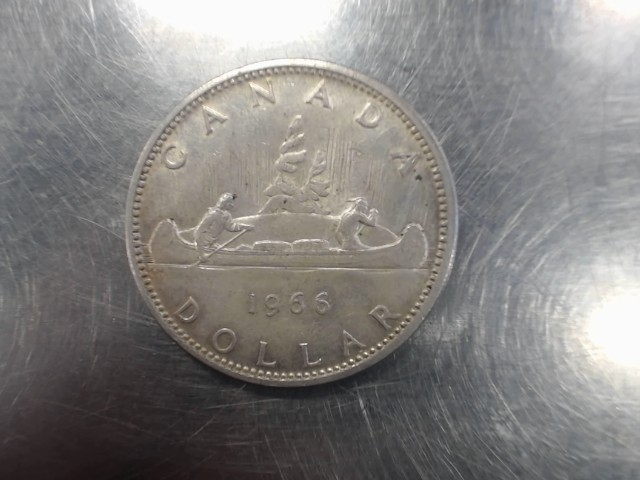 Canada 1966 1$ dollar 80% silver