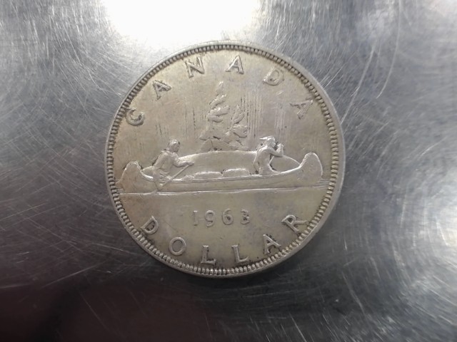 Canada 1963 1$ dollar silver coin