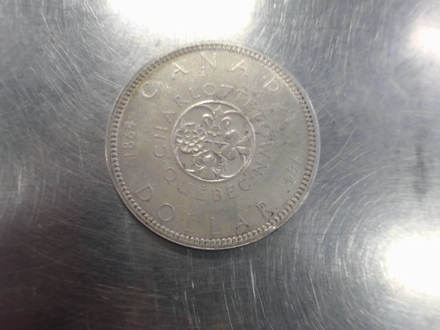 Canada 1$ dollar charlottetown silver