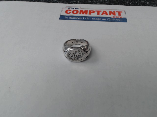 Signet ring en silver