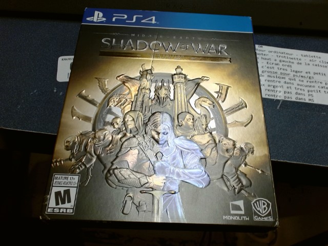 Middle earth shadow of war gold edition