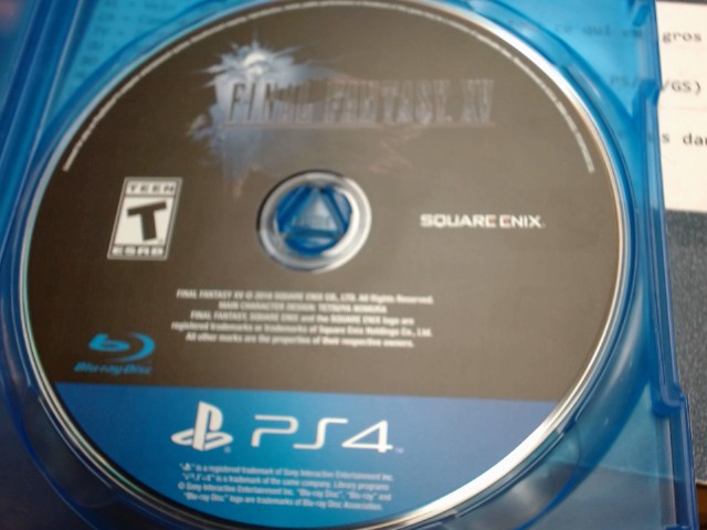 Final fantasy 15 disc only