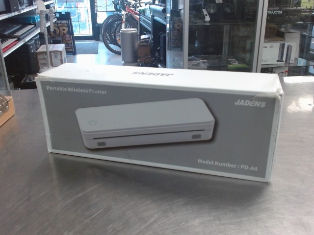 Portable wireless printer