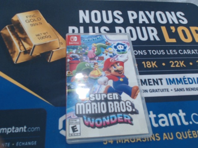 Super mario bros wonder jeu switch