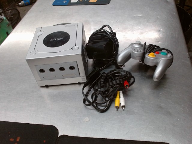 Nintendo game cube avec manette et fil