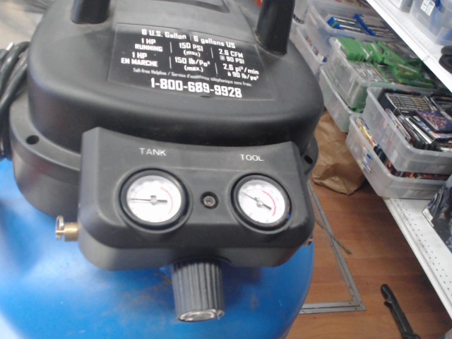 Compresseur mastercrafdt 6 gallon