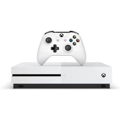 Console xbox one s blanc +fil+manette