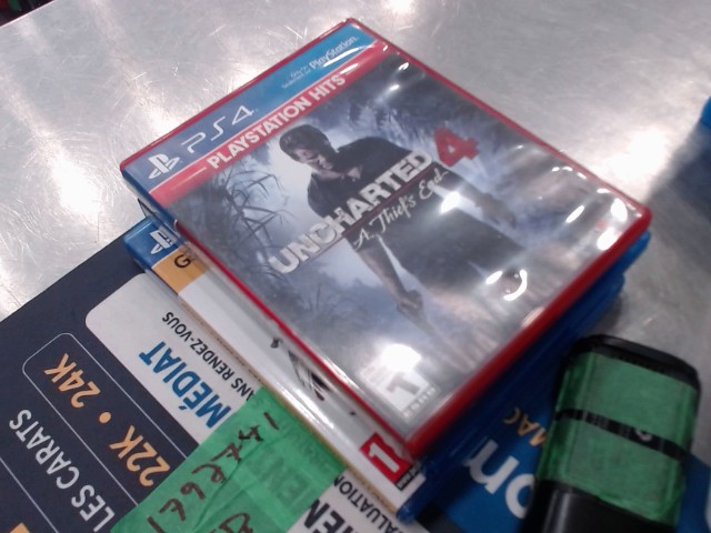 Uncharted 4 playstation hits