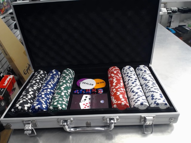 Valise pour jetton poker avec jetton