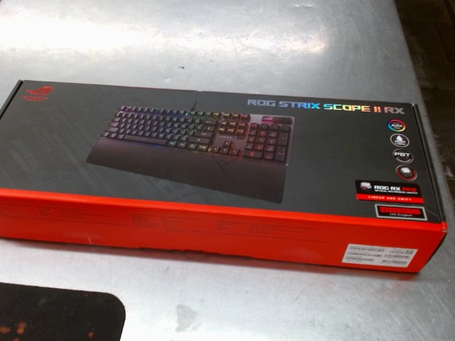 Clavier gaming rog strix neuf dans boite