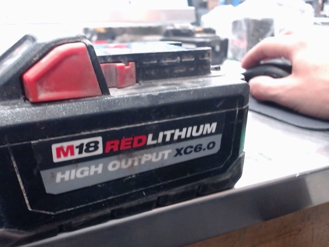 Batterie milwaukee xc 6.0 usager