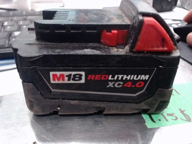 Batterie milwaukee 4.0 usager