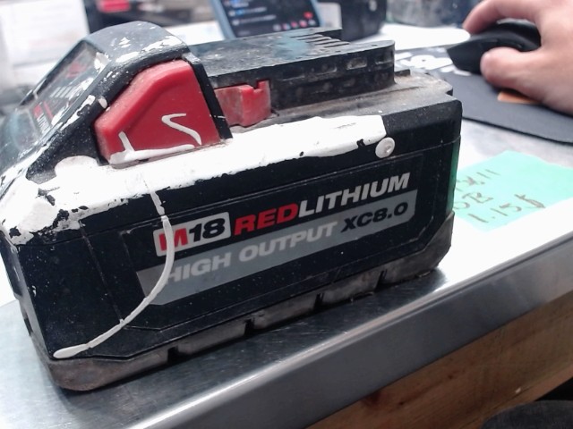 Batterie milwaukee 8.0 xc