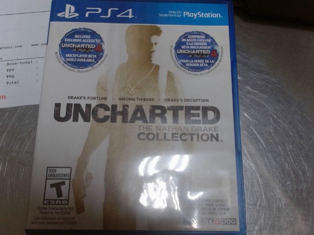 Uncharted nathan drake collection ps4
