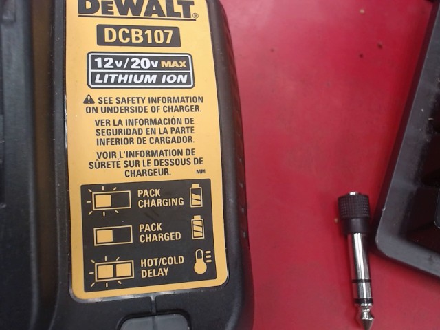 Chargeur dewalt 12v/20v max lithium ion