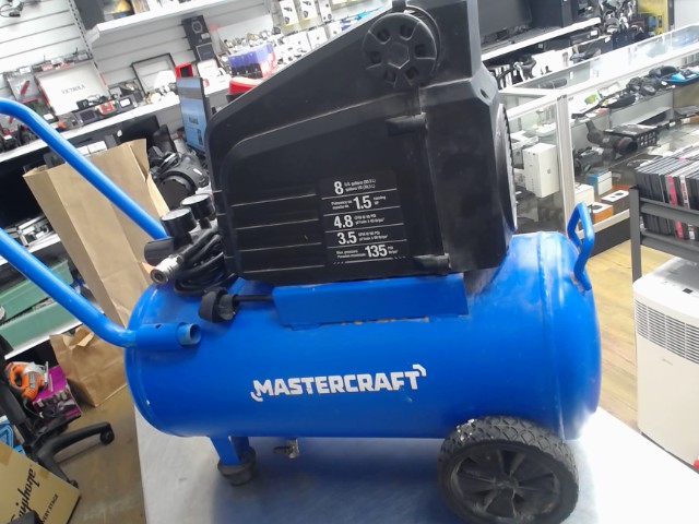 Compresseur mastercraft 8gal 1.5hp
