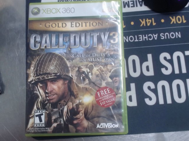 Call of duty 3(gold edition)