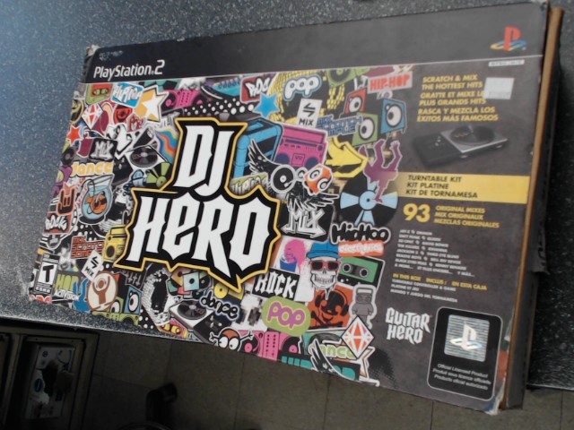 Dj hero turntable kit en boite