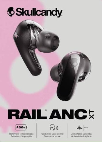 Skullcandy rail xt ecouteur noir