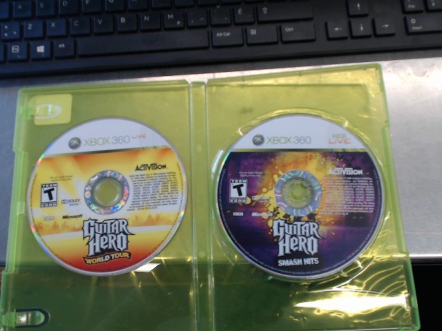 Guitar hero smash hits+world tour bundle