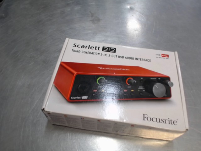 Audio interface 3 gen 2 in 2 out usb