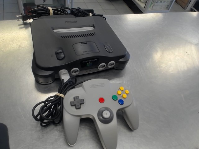 Console nintendo 64 + man + fils