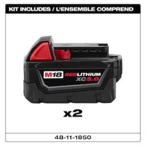 Batterie 5.0a m18 red lithium