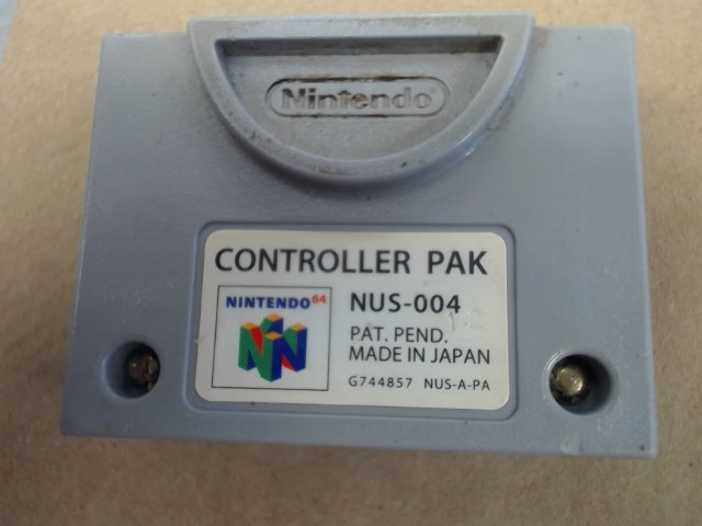 Nintendo 64 controller pak