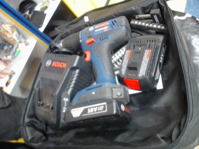 Drill bosch kit complet charg batt etui
