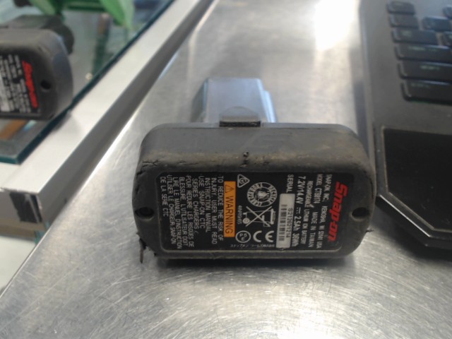 Snap-on 7.2v/14.4v 2.5ah battery