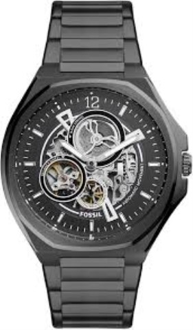 Montre a mouvement noir
