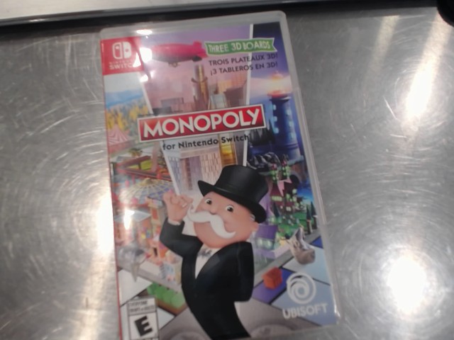 Monopoly jeu switch
