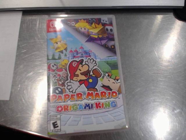 Paper mario origami king jeu switch