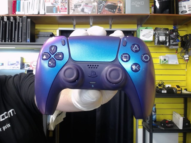 Manette pour playstation 5 mauve glossy