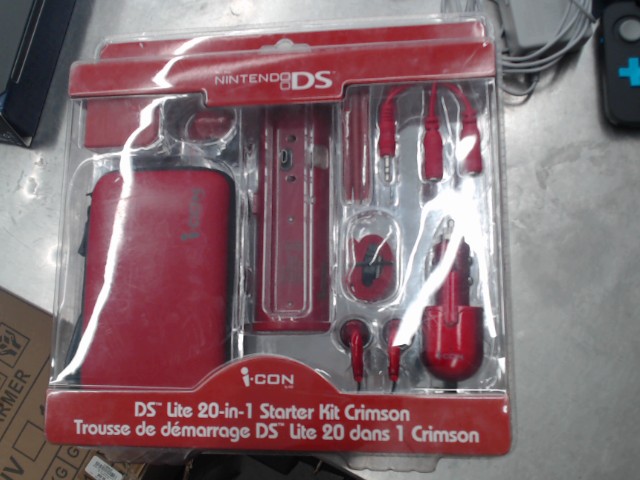 Kit accessoires rouge ds lite neuf