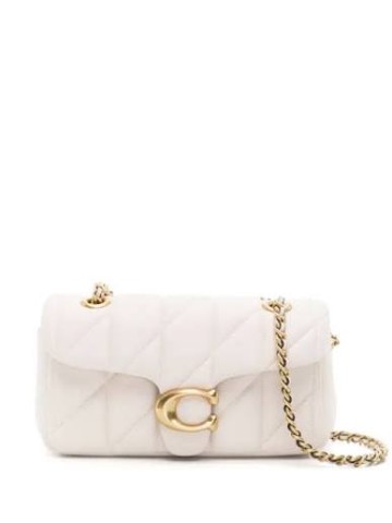 White and gold bag
