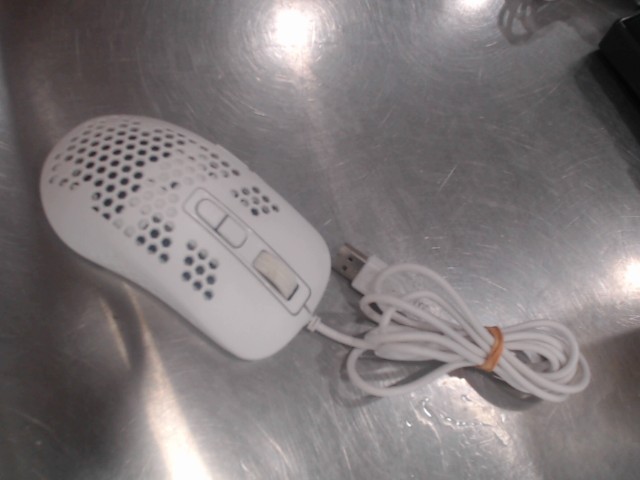Souris de gaming blanche
