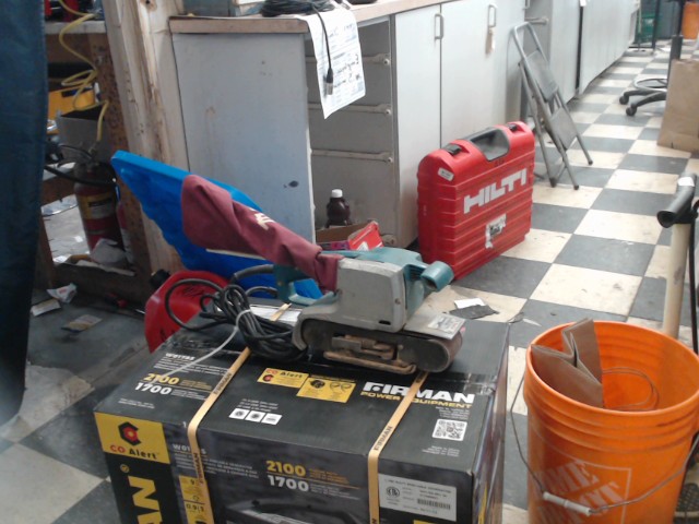 Belt sander corded