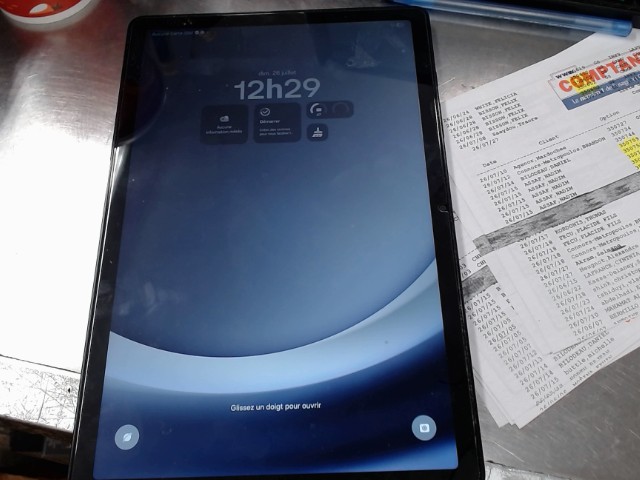 Galaxy tab a9+ 5g + cover rose